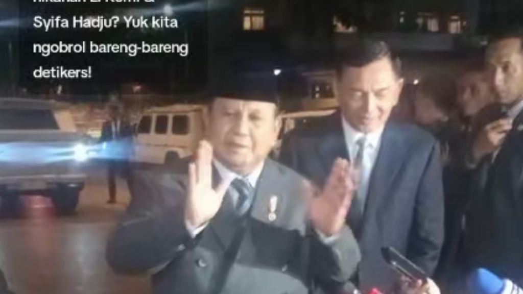 Doa Prabowo untuk El Rumi dan Syifa Hadju