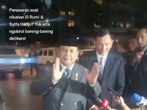 Doa Prabowo untuk El Rumi dan Syifa Hadju