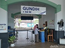 Potret Bangunan Kolonial Stasiun KA Gundih di Grobogan