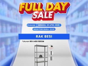 Rak Besi Banting Harga di Transmart Full Day Sale, Jadi Semurah Ini