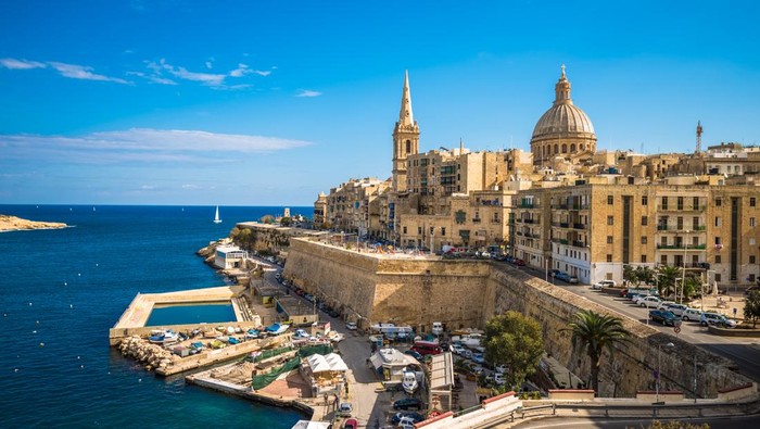 View Valletta, ibu kota Malta