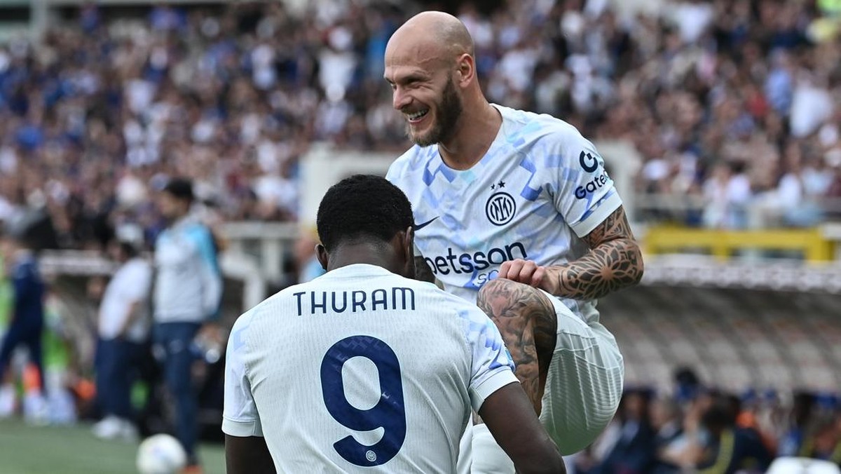 Federico Dimarco memecahkan rekor assist dalam semusim di Serie A. (Foto: Anadolu via Getty Images/Anadolu)