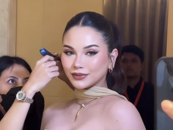 Pesona Bumil Alyssa Daguise di Nikahan El Rumi-Syifa Hadju, Cantiknya Unreal