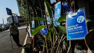 Bibit Pohon Gantikan Karangan Bunga di HUT Ke-27 Kota Depok