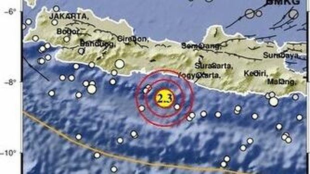 Data gempa di Jateng Senin (27/4/2026).