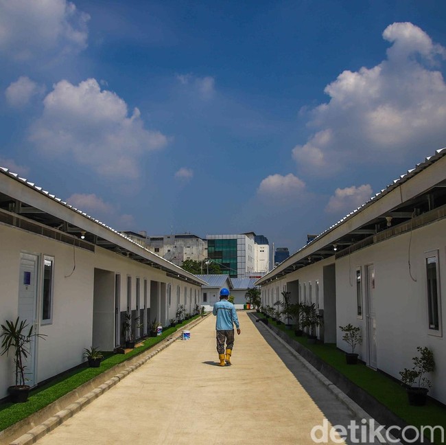 Huntara Senen Hampir Rampung, Siap Tampung Warga Relokasi