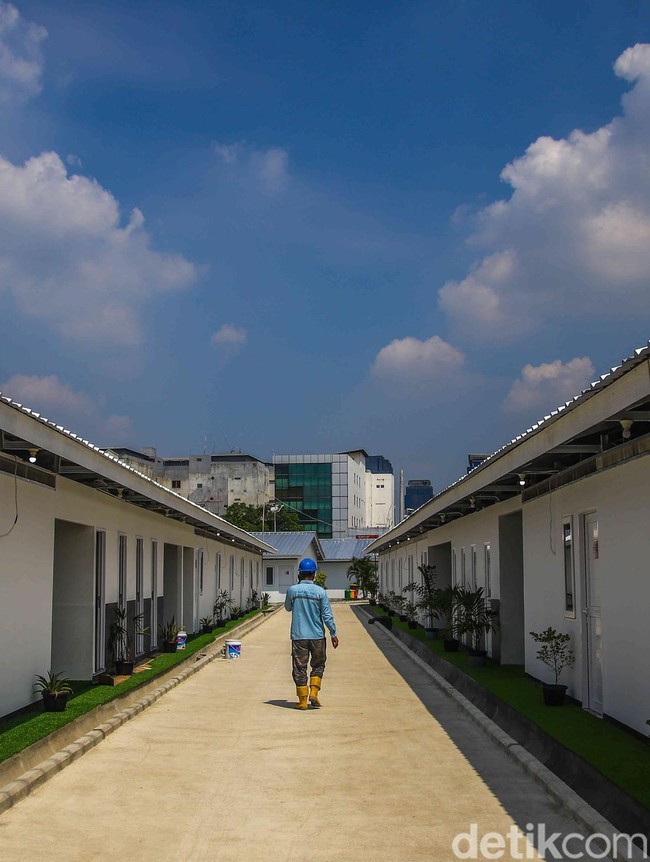 Huntara Senen Hampir Rampung, Siap Tampung Warga Relokasi