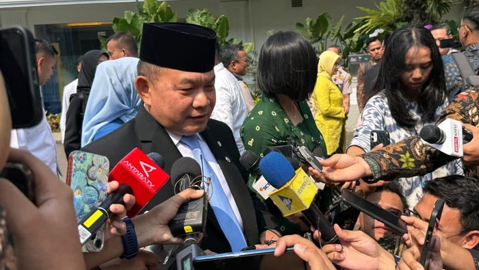 Jenderal (Purn) Dudung di Istana (Eva/detikcom)