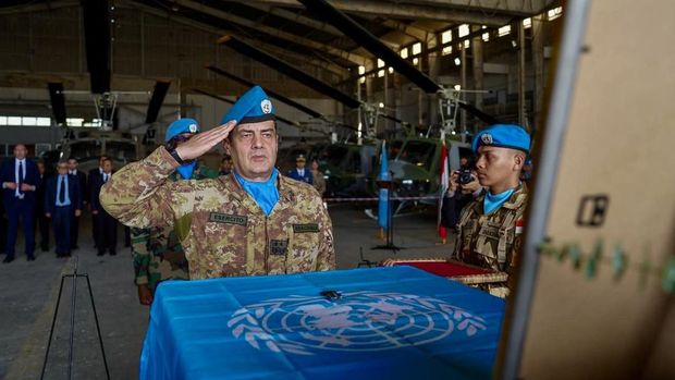 Kepala Misi dan Komandan Pasukan UNIFIL Mayor Jenderal Diodato Abagnara