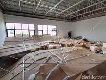 Video Plafon SMKN 1 Soreang Bandung Ambruk, 5 Siswa Luka-luka