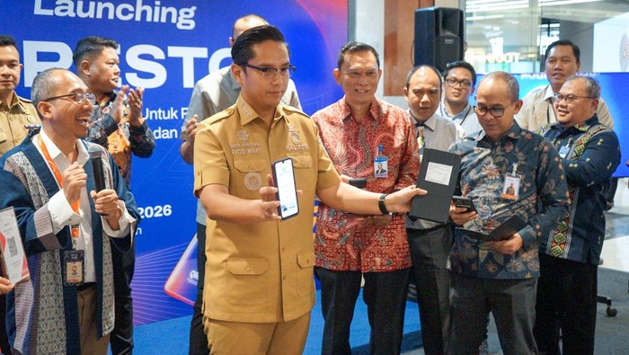 Wali Kota Medan, Rico Tri Putra Bayu Waas resmi melaunching aplikasi Qresto