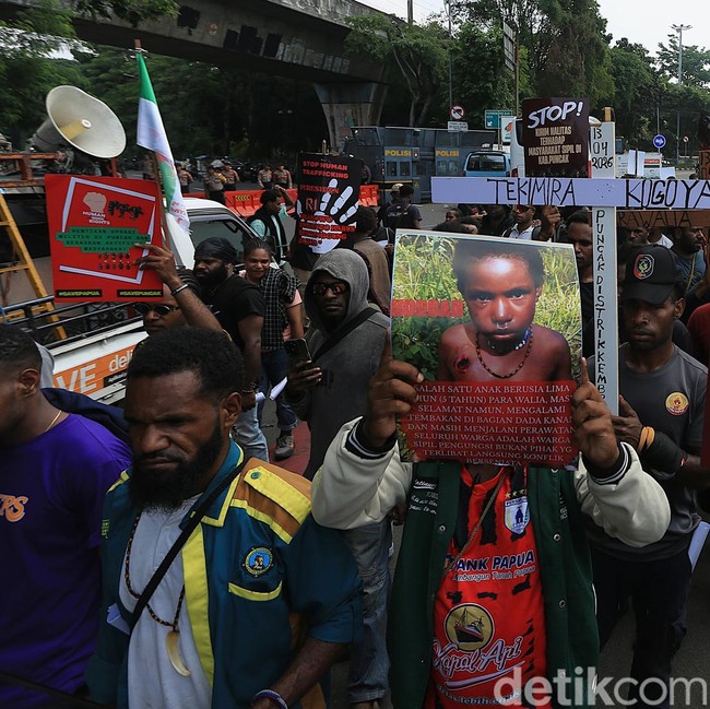 Mahasiswa Papua Gelar Aksi di Jakarta, Tuntut Hentikan Kekerasan di Puncak