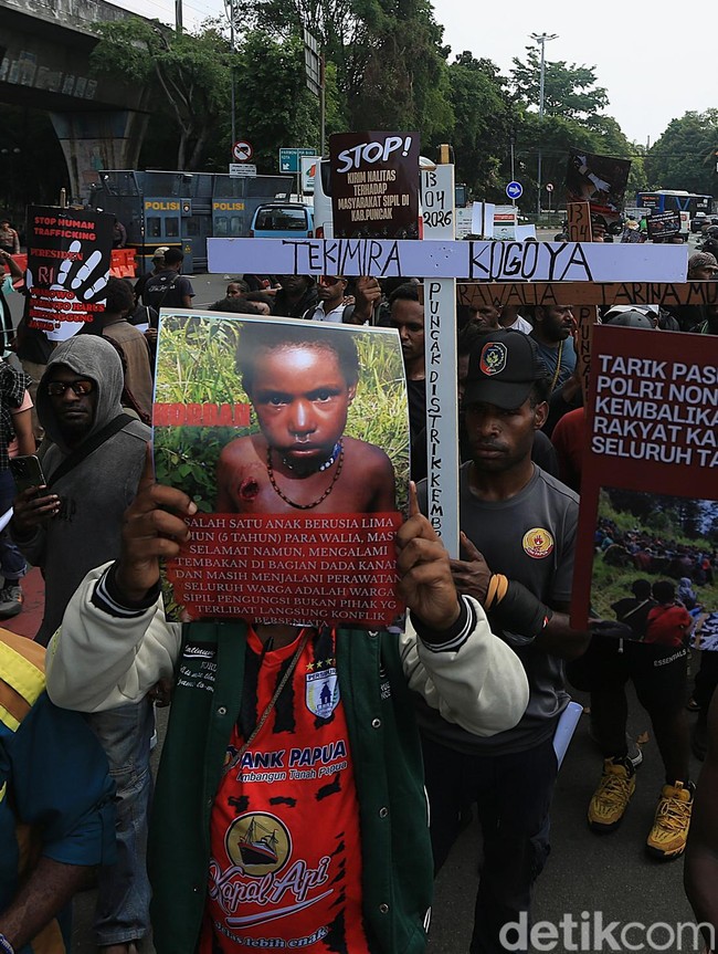 Mahasiswa Papua Gelar Aksi di Jakarta, Tuntut Hentikan Kekerasan di Puncak