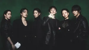 Gaya Badass Jun Ji Hyun Pemotretan Bareng Pemain Colony, Ada Ji Chang Wook
