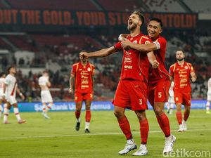 Kalahkan Persis 4-0, Persija Akhiri Periode Mandul