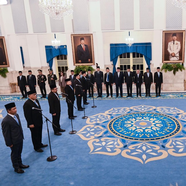 Potret Reshuffle Kabinet Merah Putih, Prabowo Lantik Pejabat Baru