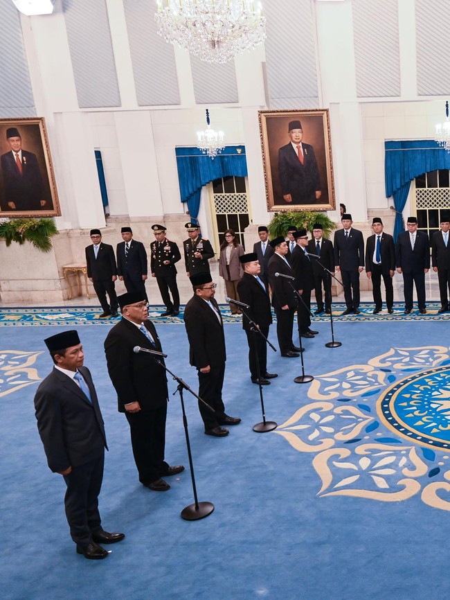 Potret Reshuffle Kabinet Merah Putih, Prabowo Lantik Pejabat Baru