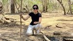 Potret Puteri Indonesia Pariwisata 2026 Karina Moudy Liburan di TN Komodo-Kawah Ratu
