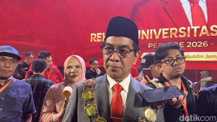 Rektor Unhas Prof Jamaluddin Jompa.