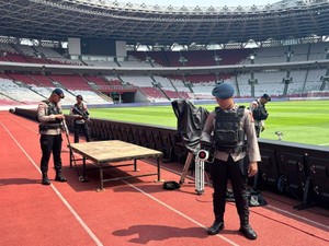 GBK Disterilkan Jelang Laga Persija Vs Persis Solo, 1.200 Polisi Siaga