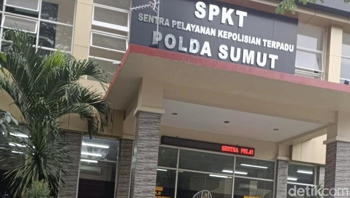 Suasana di SPKT Polda Sumut. (Mhd Ilham Pradila/detikSumut)