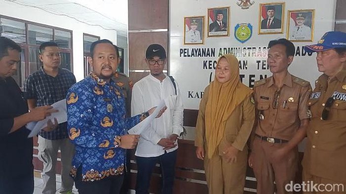 Suasana rapat pembinaan program PTSL Kecamatan Terisi, Kabupaten Indramayu, Selasa (27/4/2026).
