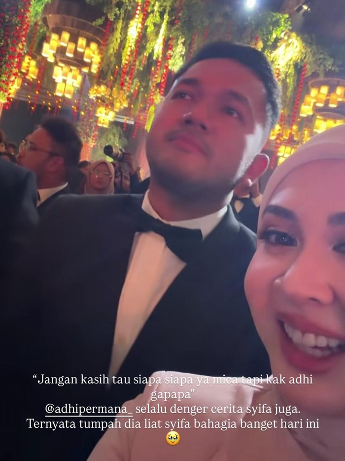Reaksi Syifa Hadju mendengar El Rumi ucap ijab kabul.