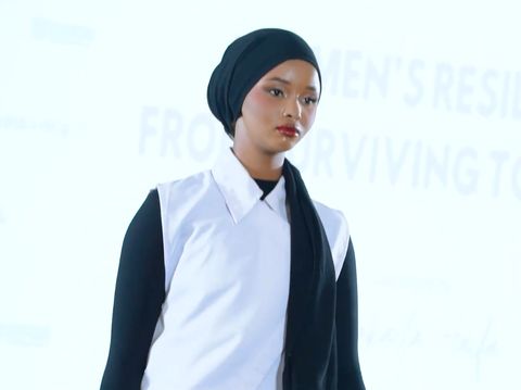 Brand hijab dan modest wear lokal, Makaila Haifa berkolaborasi dengan UNHCR (The UN Refugee Agency) menggelar trunk show bertajuk 