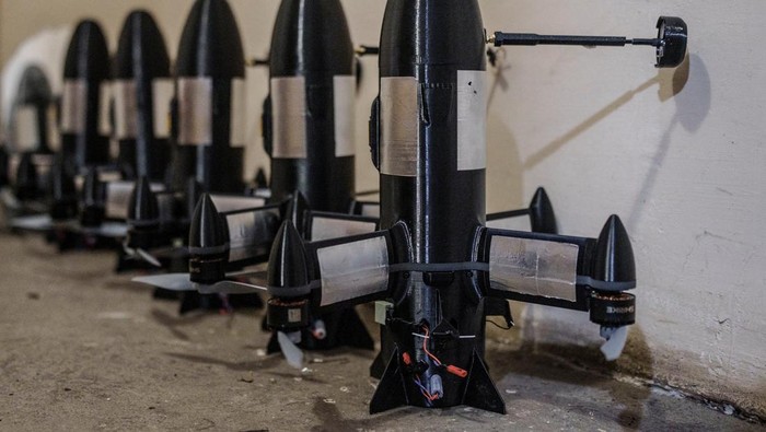 Ilustrasi drone Ukraina (Foto: REUTERS/Serhii Korovainyi)