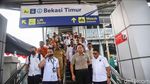 AHY Tinjau Lokasi Kecelakaan KRL di Bekasi