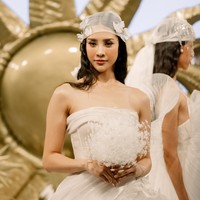 Anya Geraldine Mendadak Jadi Pengantin, Anggun Berbalut Gaun Maison Met