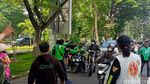 Demo Ojol Sempat Bikin Macet Jalanan Surabaya