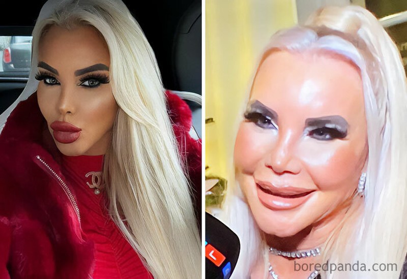 Deretan foto medsos vs realita