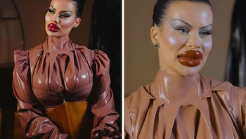 Makeup tebal dan angle tepat bisa mengubah segalanya—realita membongkar ilusi itu. Foto: Boredpanda