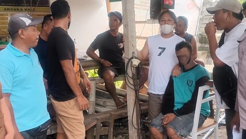 DPO kasus pencurian di Sidoarjo, Jatim, ditangkap di Klungkung, Senin (27/4/2026). (Dok. Polres Klungkung)