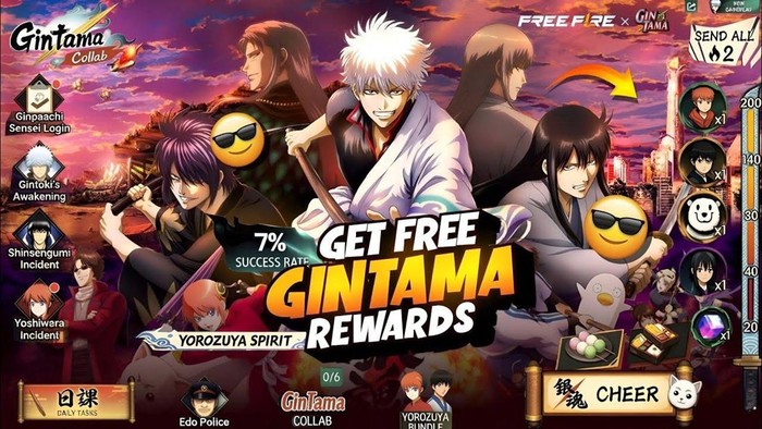 Free Fire x Gintama