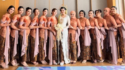 Inspirasi Kebaya Bridesmaid Dari Pernikahan El-Syifa, Dipakai Mikha Tambayong
