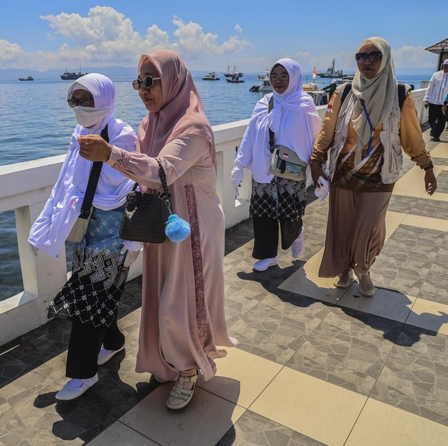 Jamaah Calhaj Halmahera Barat Tiba di Ternate, Siap Lanjut ke Tanah Suci