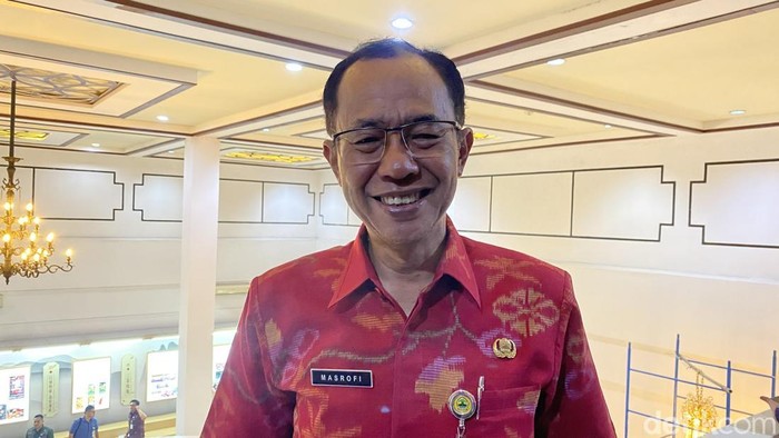Kepala Bapenda Provinsi Jawa Tengah (Jateng), Masrofi, di Gedung Gradhika Bhakti Praja, Kecamatan Semarang Selatan, Kota Semarang, Selasa (28/4/2026).