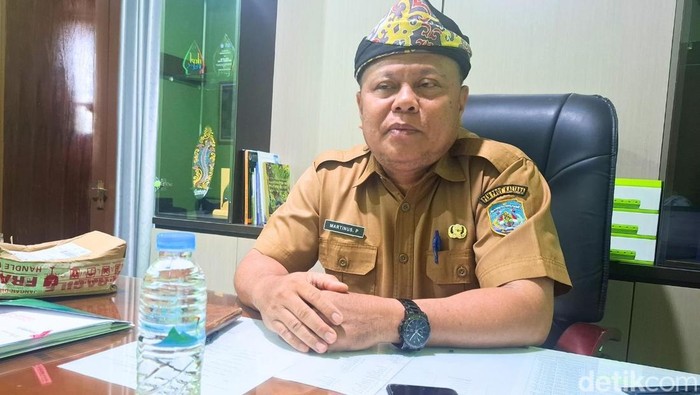 Kepala UPTD KPH Tarakan, Martinus Parewang. (Oktavian Balang/detikKalimantan)