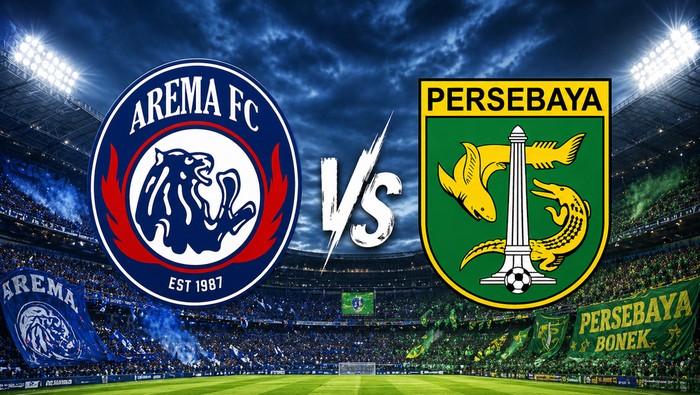Laga Arema FC vs Persebaya Surabaya