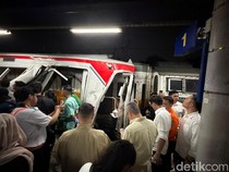 Video: Layanan KRL di Stasiun Bekasi Timur Ditutup Sementara Imbas Tabrakan 2 Kereta