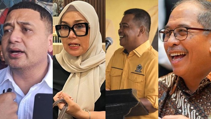 Munafri Arifuddin, Andi Ina Kartika Sari, Usman Marham, Ilham Arief Sirajuddin.