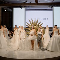 Presentasi koleksi tersebut digelar dalam rangkaian pameran Weddings by Marriott Bonvoy yang berlangsung di The St. Regis Jakarta pada Sabtu (25/4/2026).  (Foto: Dok. Maison Met)