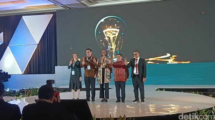 Pembukaan KIE Summit di Jakarta, Selasa (28/4/2026).