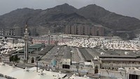 Mina adalah daerah berbukit sepanjang 3–5 km. Letaknya berada di antara Makkah dan Muzdalifah, sekitar 7 km dari Makkah. Foto: Dok MCH 2026