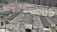Tenda-tenda ini nantinya digunakan untuk mabit (menginap) jemaah haji. Foto: Dok MCH 2026