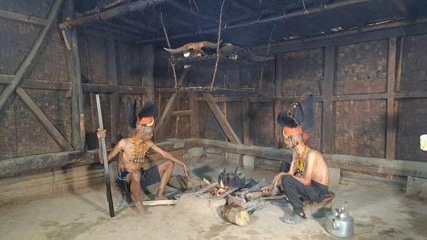 Rumah di perbatasan Myanmar dan India