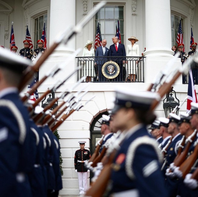 Trump Sambut Raja Charles III di Gedung Putih