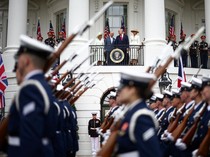 Trump Sambut Raja Charles III di Gedung Putih